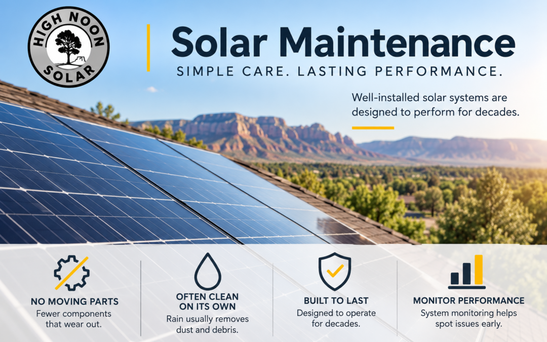 Is there a lot of maintenance on Solar Panels?
